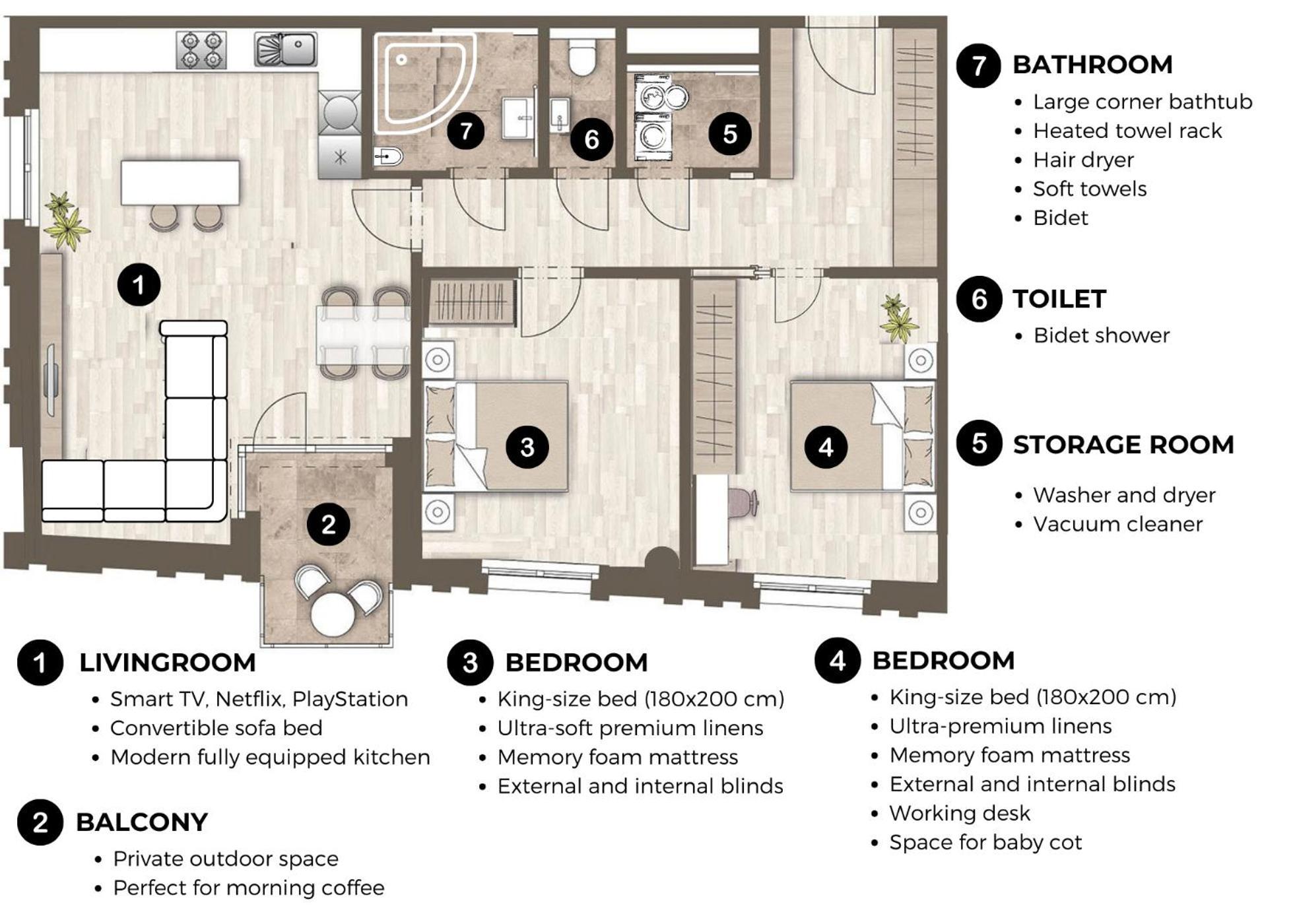 Luxury Sunny Home - Garage Parking, Metro, Balcony, Ps5 With Games Prag Exteriör bild